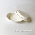 28oz-850ml Bagasse Oval Bowl φ228mm